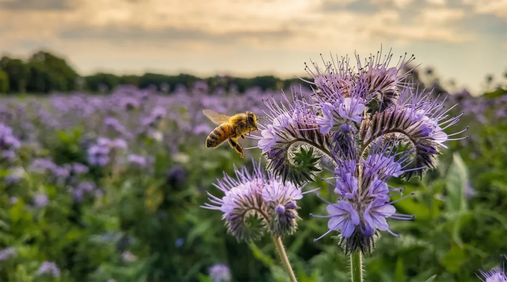 facelia blekitna roslina poplonowa