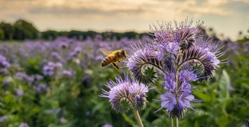 facelia blekitna roslina poplonowa